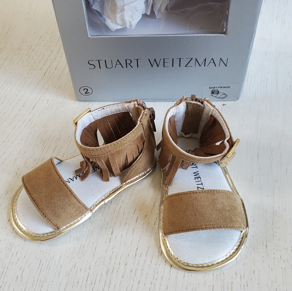 Stuart Weitzman Baby Gladiator Sandals 2 - Picture 8 of 8